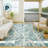Machine Washable Indoor/Outdoor Chantille ACN2866 Botanical Rug-424428933-424428936