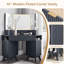Meuble-lavabo de coin cannelé l 47,3 po-994820701