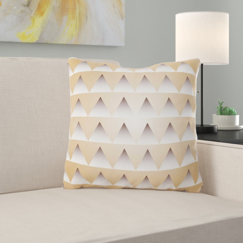 Coussin décoratif à motif, Intérieur, Brun