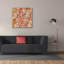  «Eloquent Symphony Xi» par Laura Gibson, art mural sur toile, 37 po x 37 po