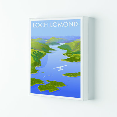 Scotland Loch Lomond by Stephen Millership - Print on Canvas