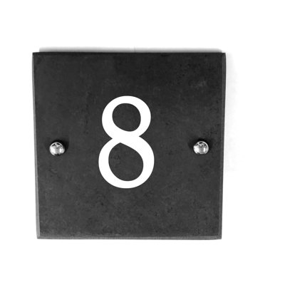 O'Toole 15cm H Slate House Number