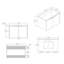 Meuble-lavabo flottant 30 po avec lavabo, porte à fermeture en douceur, comptoir en granite blanc 0,6 po et dosseret, contreplaqué-42455577-42455579-42455582