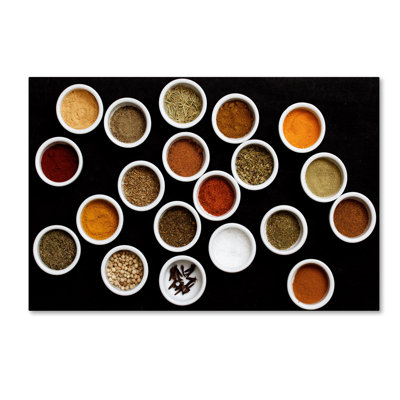 Wrapped Canvas Wall Art - Sarah Saratonina '20 Flavors' Wall Art for Living Room, Bedroom, or Office Décor - 30X47