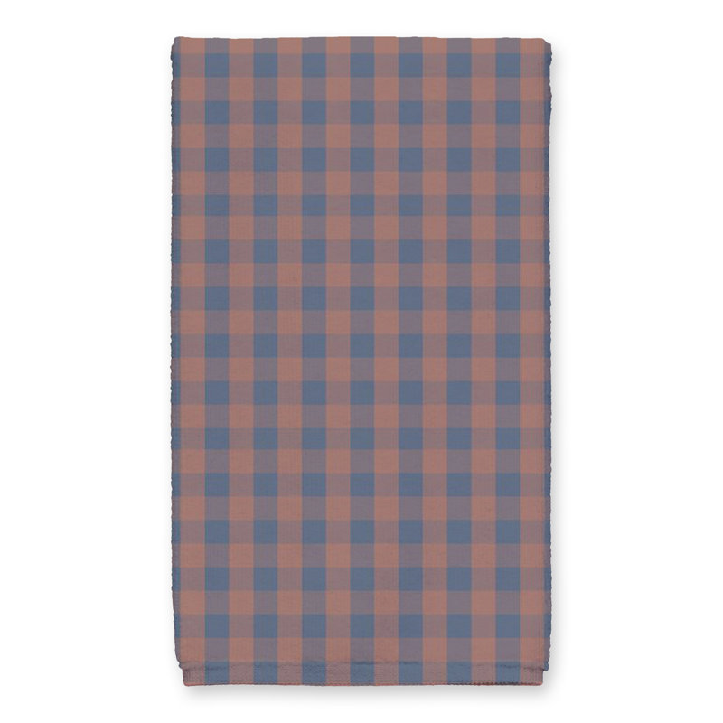 Cotton Plaid Tea Towel Kitchen Towel, Red