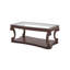 Table basse traditionnelle 51,6 po, chêne foncé