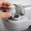 Toilette ronde portative 5 gallons pour camping-car extérieur / intérieur-57405869