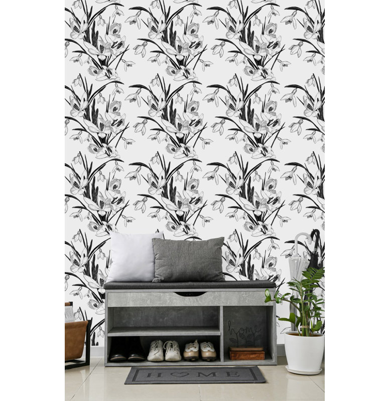 Floral Tile, 125" L x 25" W