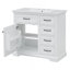 Meuble-lavabo 36 po avec lavabo, lavabo en céramique, 2 tiroirs basculants, charnières de porte à fermeture en douceur-117866977