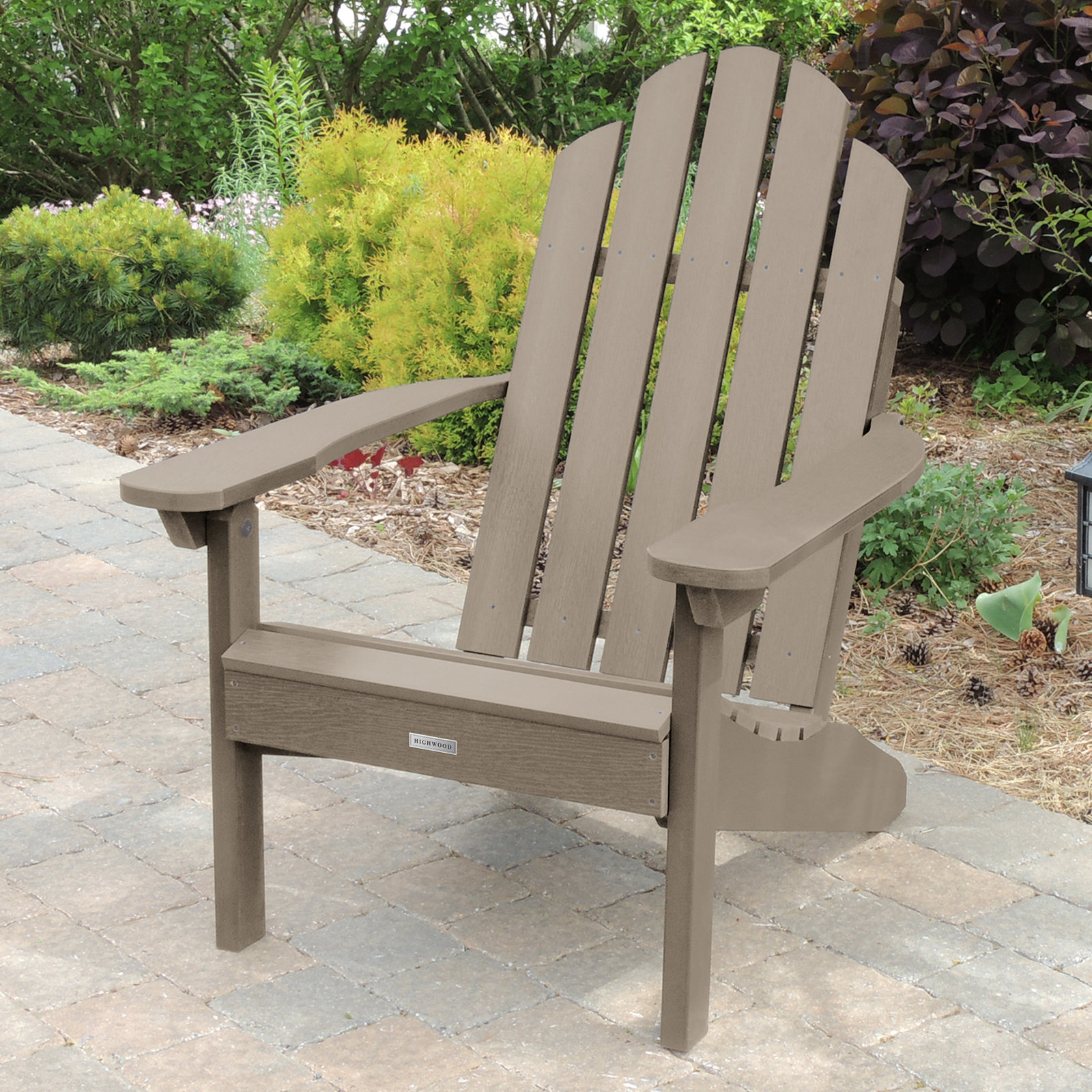Leis Outdoor Adirondack Chair, Woodland Brown