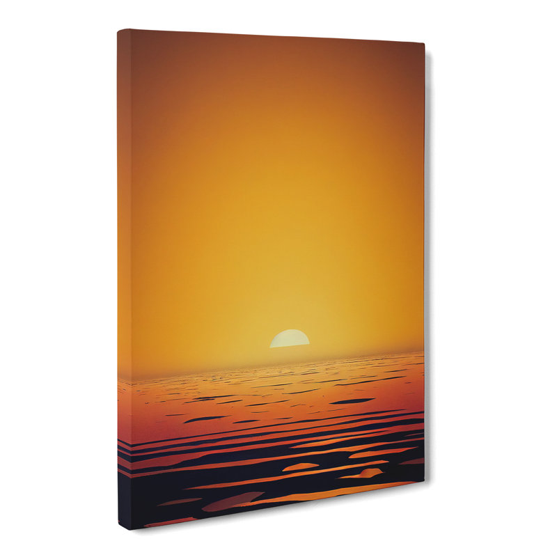 CAN-V0523-2244X Serene Japanese Sunset Vol.1 - Wrapped Canvas Print, 50cm H x 35cm W x 3cm D
