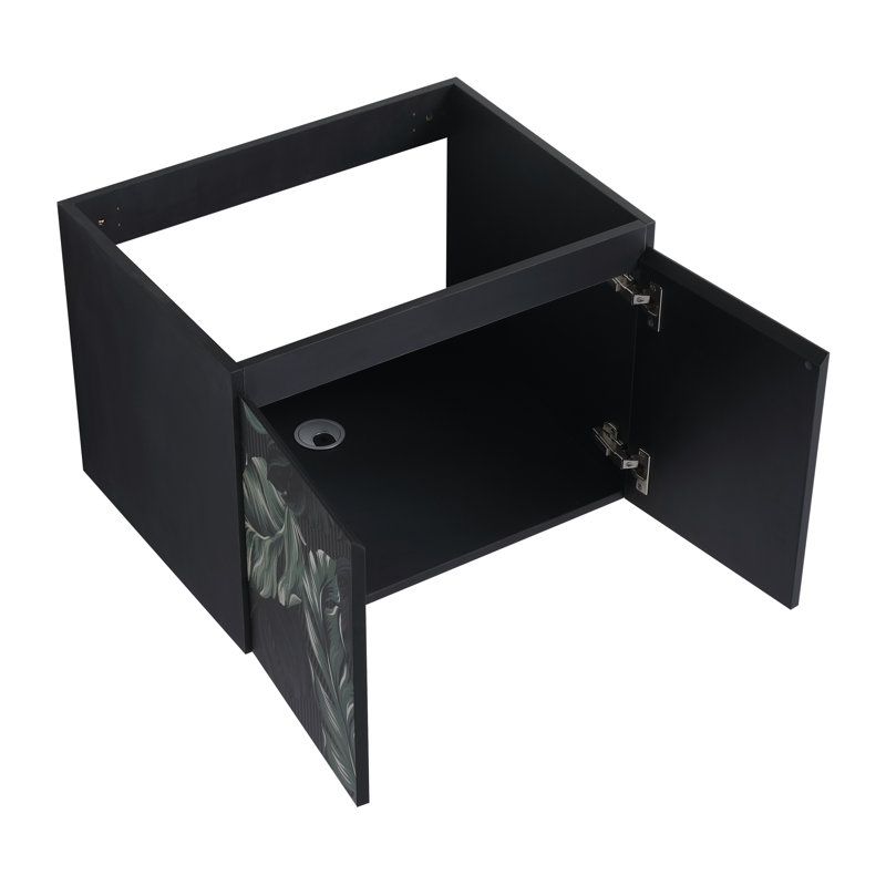 Ensemble de meuble-lavabo mural flottant 24 po Ceinture