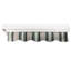 Dakota Fields 350cm W x 250cm D Fabric Multi-Stripe Cover Motorised Retractable Patio Awning