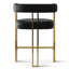 Ensemble de 3 tabourets de comptoir de luxe en simili cuir 25 po Mair