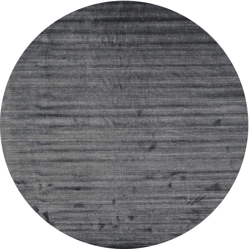 Tapis gris zone contemporaine, Rond 3 pi