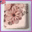 Couvre-lit matelassé à motif floral rose-126174618