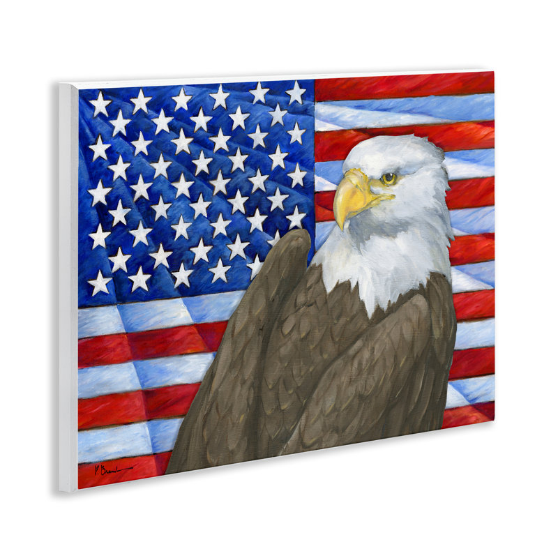 «Stupell Industries Eagle's View Flag» par Paul Brent