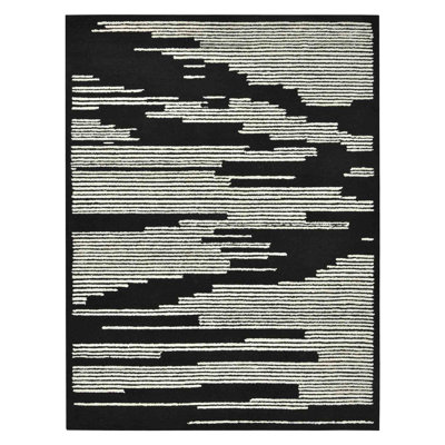 Lemmitty Wool Geometric Indoor Rug