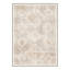 Tapis moderne géométrique ivoire/beige à poils courts, lavable et antidérapant-1341460194