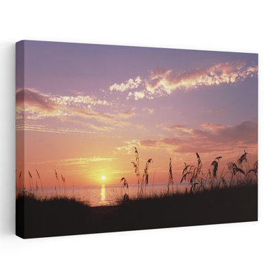 Sunset Over The Sea Venice Beach Sarasota Florida Usa Abstract Contemporary Landscape Nature Art