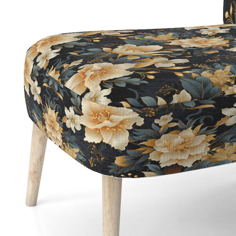 Chaise d'appoint rembourrée Timeless Peony Sophistication II
