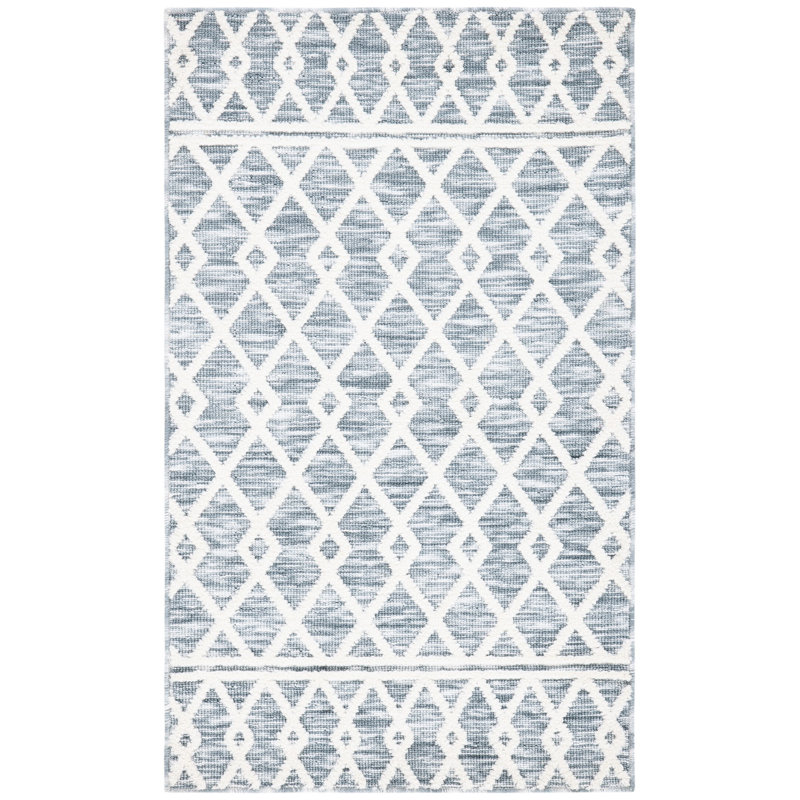 Quiogue Performance Machine Washable Geometric Rug, Rectangle 4' x 6'