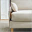Canapé-lit inclinable pliable, convertible 3 en 1, au design moderne du milieu du siècle, idéal pour les petits espaces, comprend trois oreillers.
