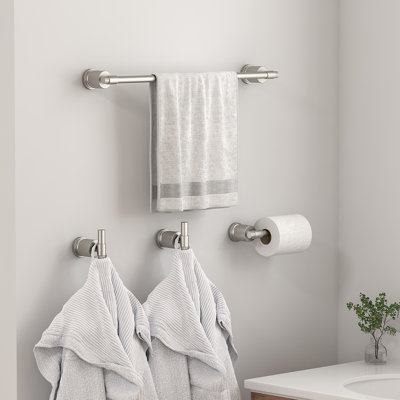 4 - Piece Bathroom Hardware Set