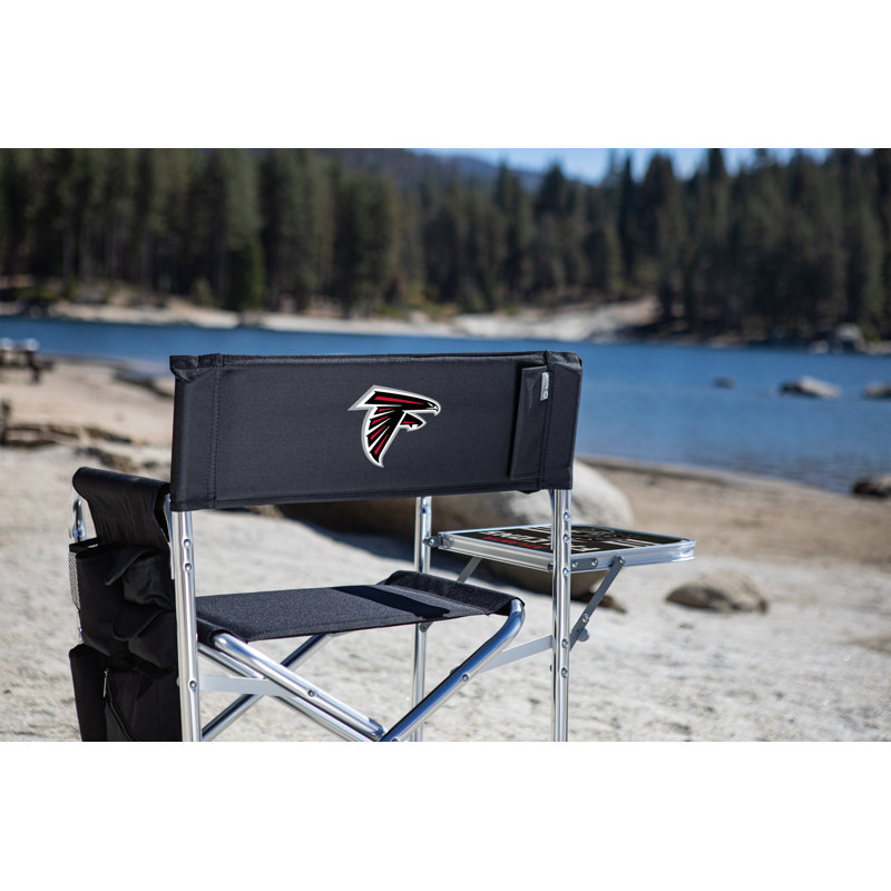Folding Director Chair, Atlanta Falcons, Black