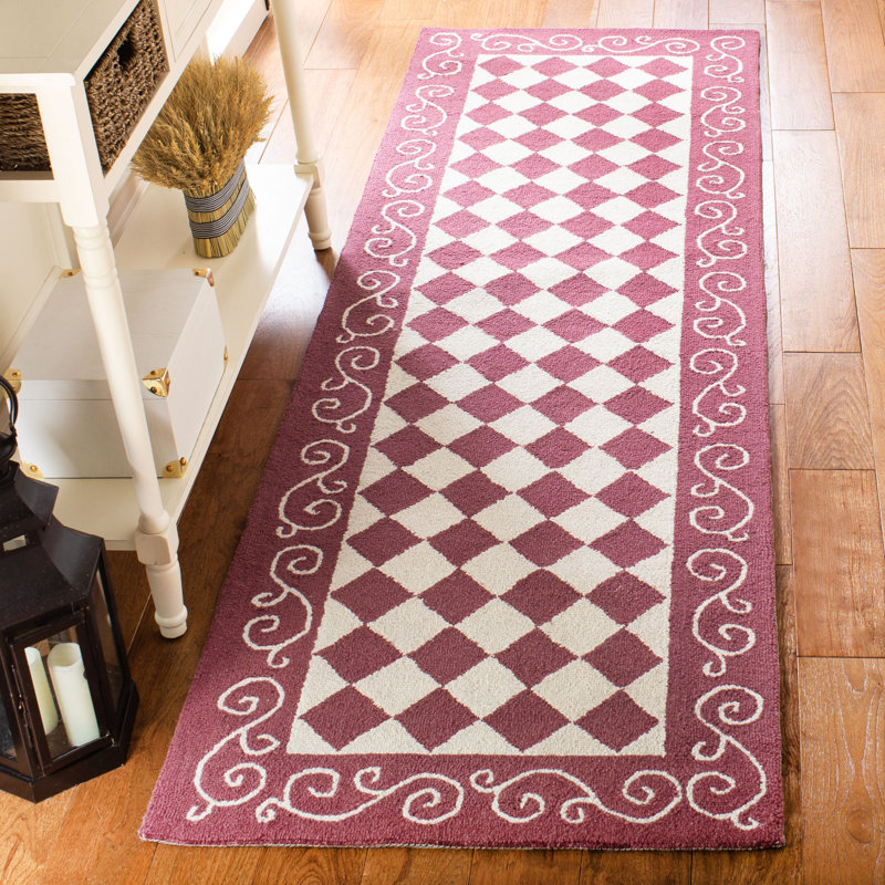 Brayton Hand Hooked Wool Pile Rug, Runner 2'6" x 10'