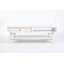 Table basse blanche de style moderne Mid-Century