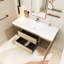 Meuble-lavabo simple 59 po avec plateau en résine Kumler-1176989646