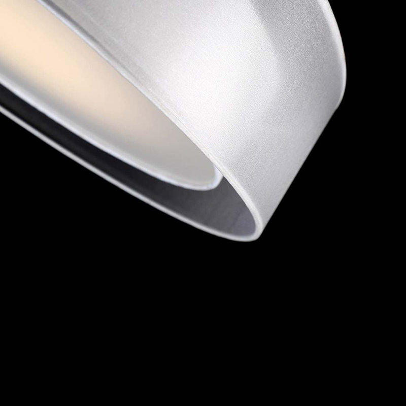 Luminaire suspendu cylindrique à 1 lumière Metropolis, H 5,75 po x l 24 po x P 24 po