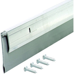 Coupe-bise de porte, Aluminium, H 1 po x l 2 po x P 48 po
