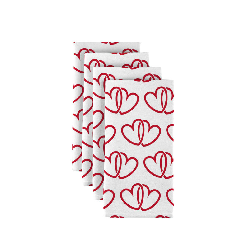Polyester Geometric Square Napkin