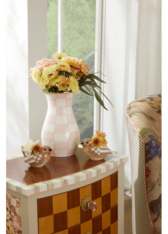 Rosy Check Tall Vase