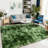 Shag Area Rugs for Living Room, 4x6 ft Soft Fluffy Rugs for Bedroom, Nursery, Kids Room Home Decor, Tie-Dyed Dark Green-583273230