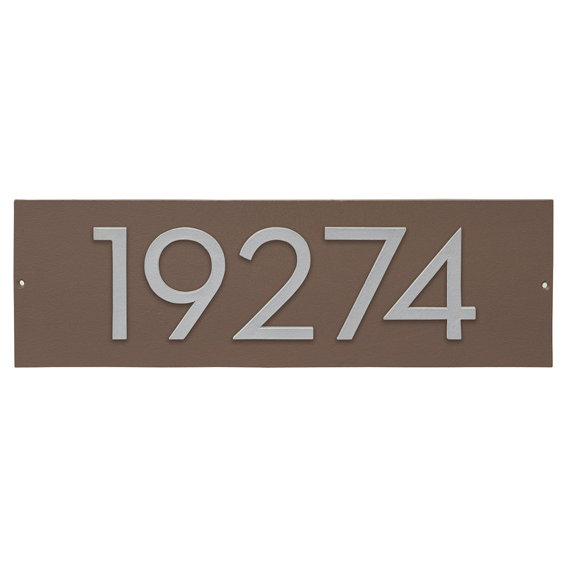 Rectangle Wall Plaque, Silver, Yes, Taupe