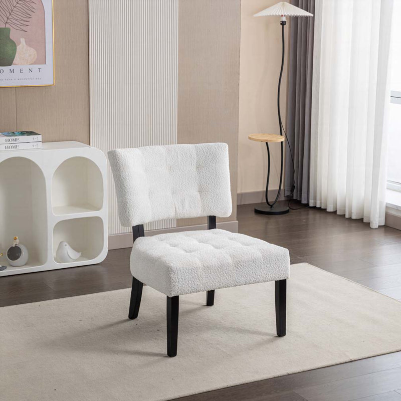 Fauteuil d'appoint capitonné avec sièges surdimensionnés Boucle