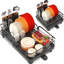 Égouttoir à vaisselle extensible en acier inoxydable, égouttoir à vaisselle pour comptoir de cuisine, égouttoir à assiettes réglable, égouttoir à vaisselle de très grande capacité