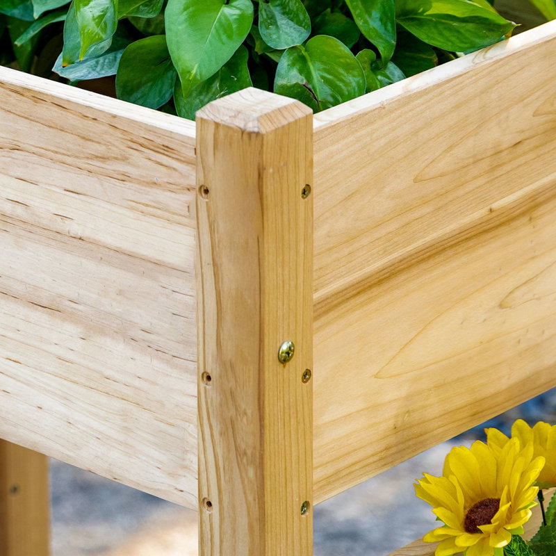 Raised Garden Bed 3 Planter - Support à plante surélevé en bois pour bacs à légumes