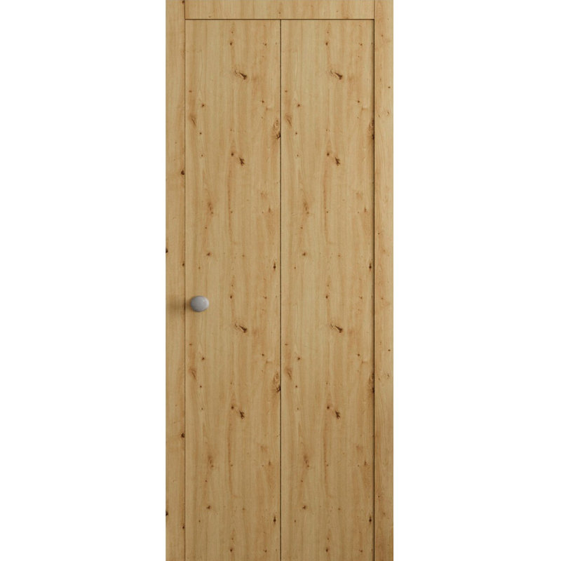 Portes coulissantes pliantes pour garde-robe - ESSENTIEL 8001 - Ensemble de quincaillerie robuste pour moulures à moulures - Portes de garde-robe en bois massif