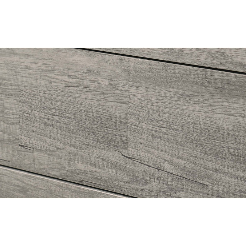 1Pc Rustic Robust Platform Bed(Only Bed), Full