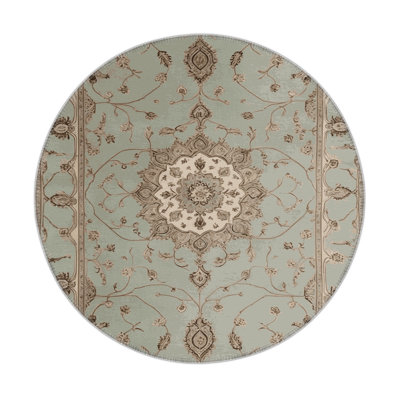 Tapis gris d'intérieur et d'extérieur Tabriz
