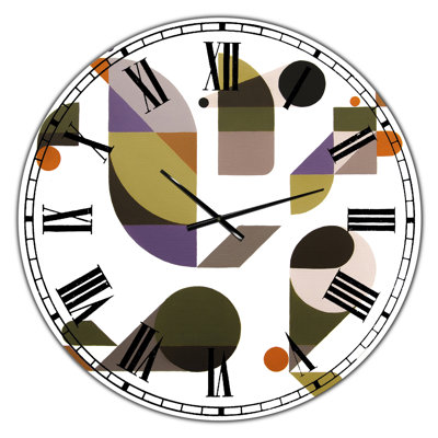 Horloge murale surdimensionnée Bend Knee