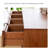 Modern Cherry Wood Shoe Storage Cabinet
