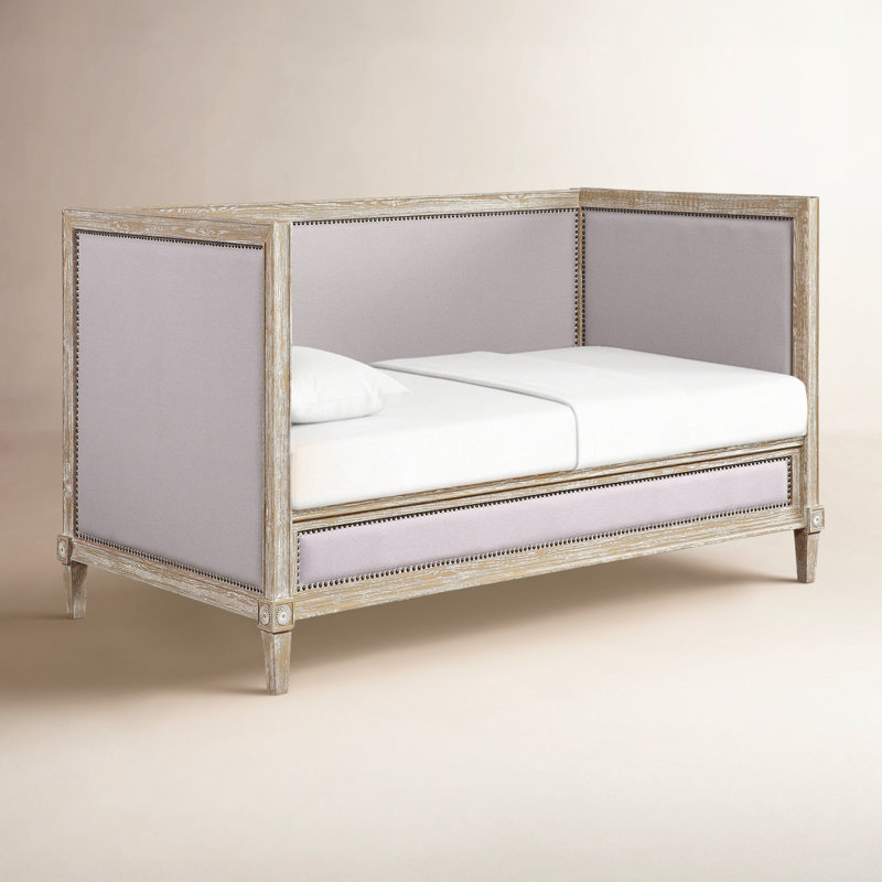 Veasey Balcorne Twin Daybed, Beige/Weathered Oak