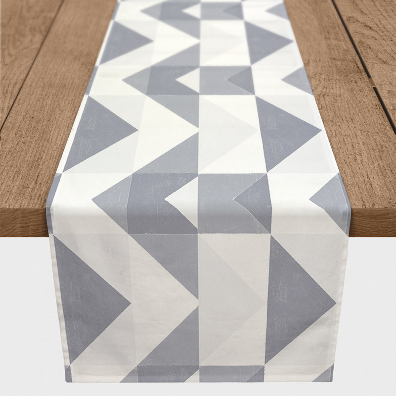 Cailidh Rectangle Polyester Table Runner, 72" x 16", Blue