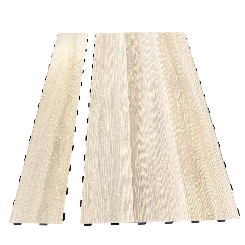 18-Pack Interlocking Luxury Vinyl Flooring Tile For Kitchen Bath...