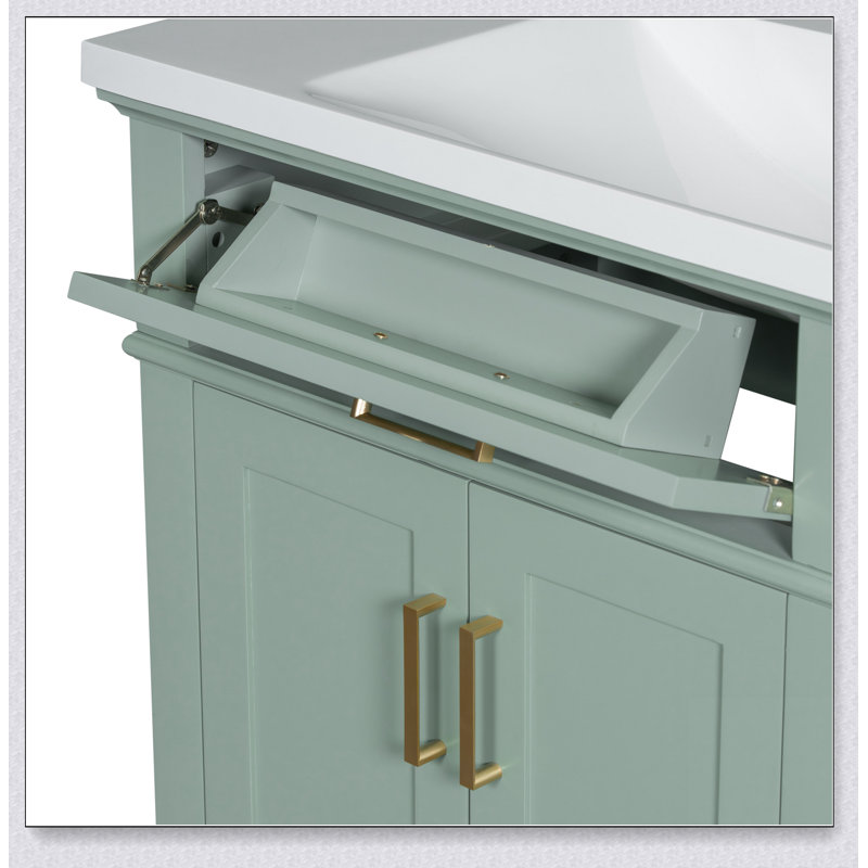 Meuble-lavabo 36 po avec lavabo en résine